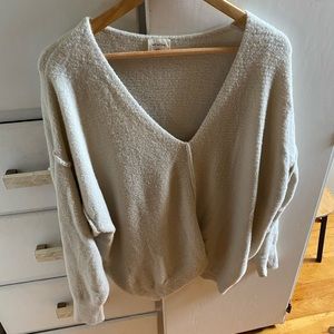 Wilfred Soft Cream VNeck Sweater